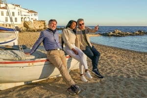 From Barcelona: Girona, Calella & Medieval Village Day Trip