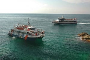 Von Lloret de Mar: Hin- und Rückfahrt mit der Fähre nach Tossa de Mar