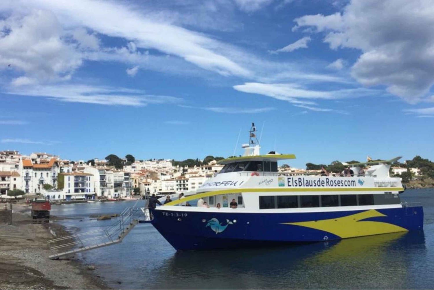 Z Roses: Rejs łodzią do Cadaqués z przystankiem