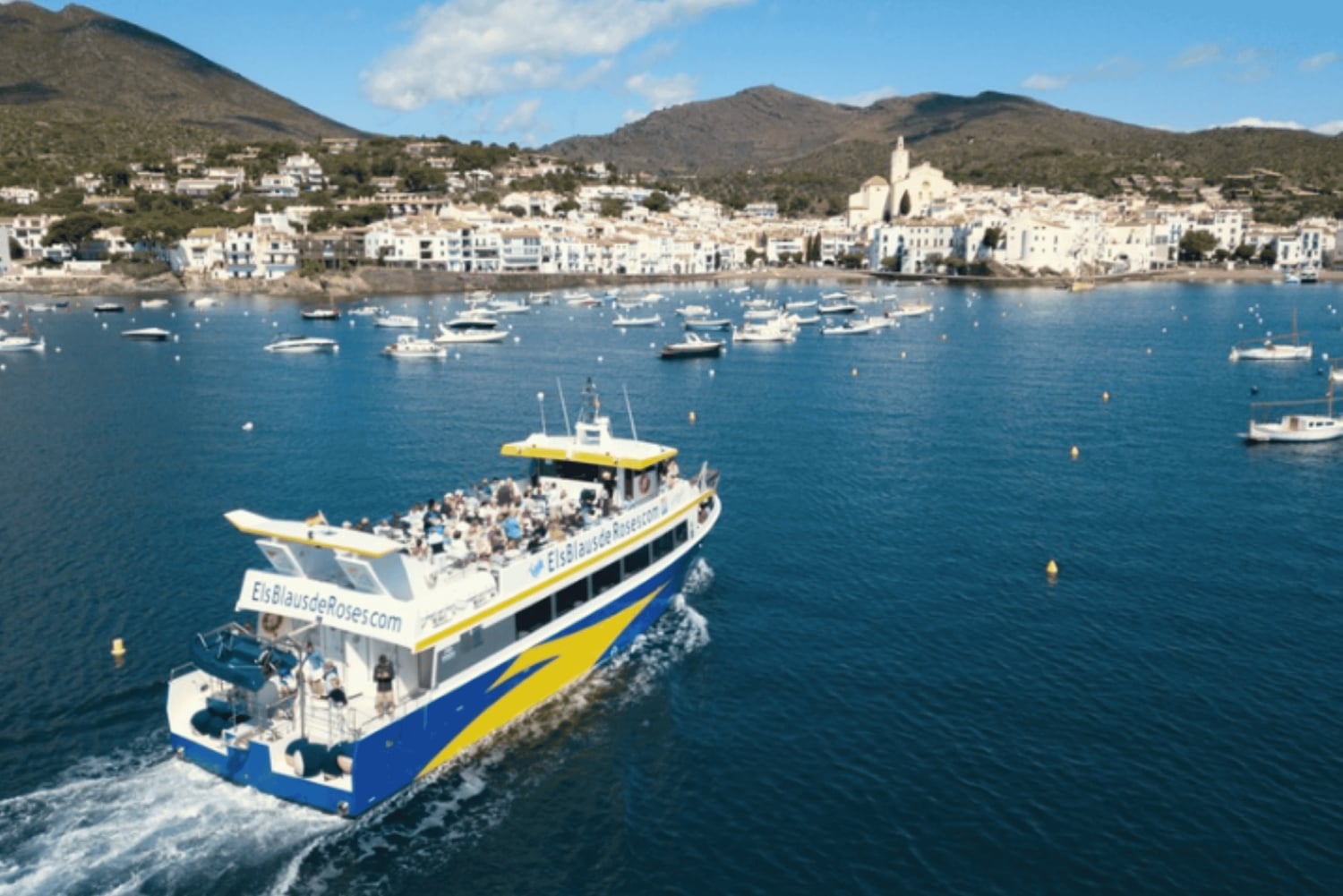 Depuis Roses : Tour en bateau de la côte catalane de Cadaqués