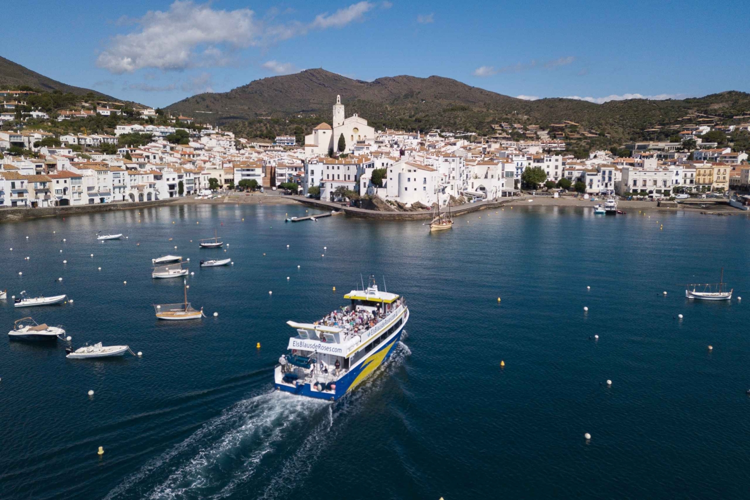 Depuis Roses : Tour en bateau de la côte catalane de Cadaqués