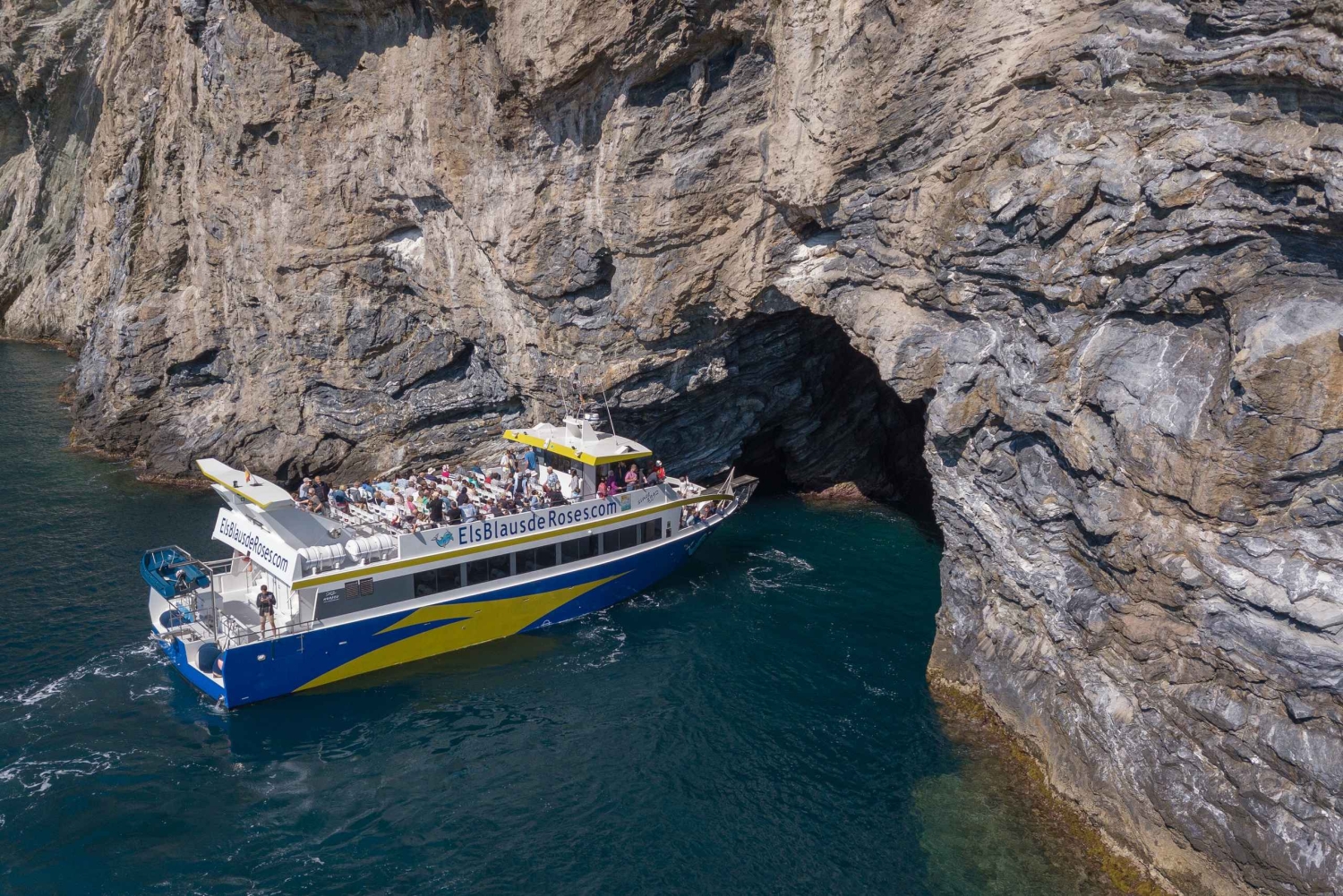 Depuis Roses : Tour en bateau de la côte catalane de Cadaqués