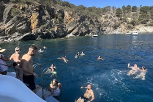 From Roses: Cap Norfeu and Tamariu Cave Boat Tour