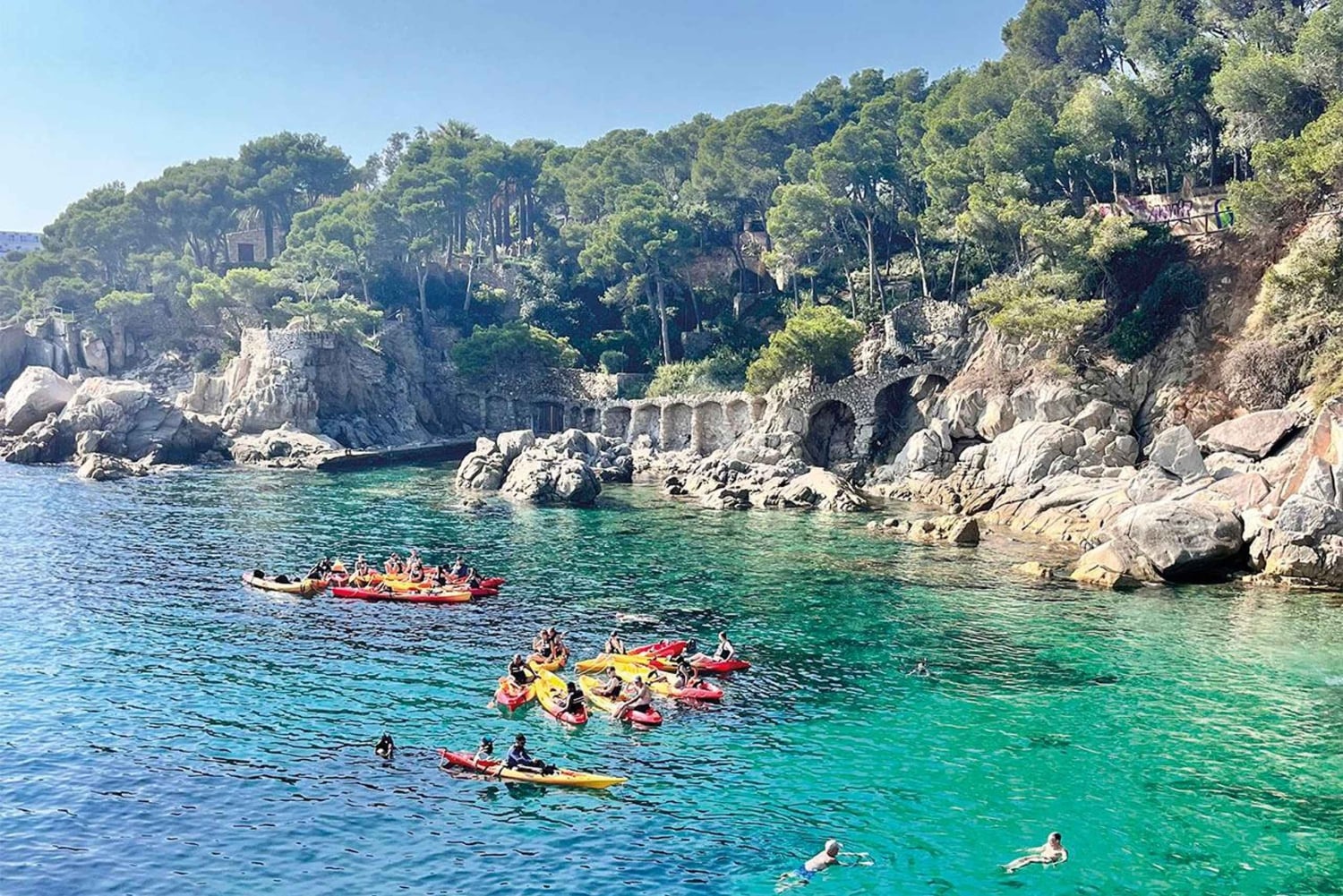 Kajak og snorkling i Playa de Aro, Costa Brava