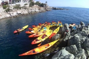 Kajak- och snorkeltur Platja d'Aro