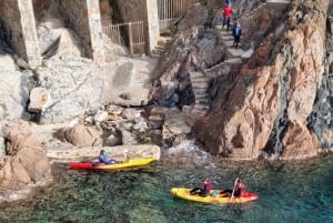 Kajak- och snorkeltur Platja d'Aro