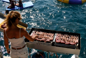 Lloret de Mar: Catamaran Sailing Tour with BBQ and Drinks