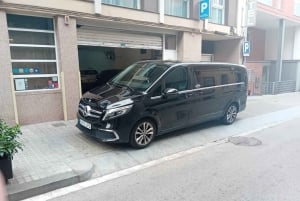 Transfer prywatnym samochodem: z lotniska BCN do Barcelony
