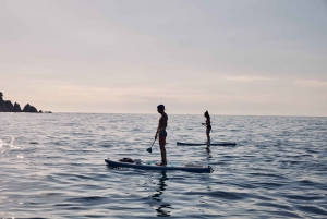 Lloret de Mar: Sunrise Paddle Board Ride with Instructor