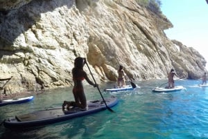Tossa de Mar: Surfing wiosłowy i wycieczka do jaskini