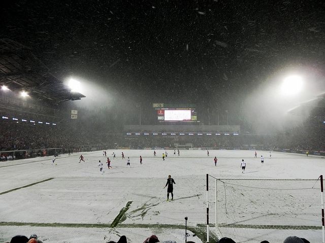 World Cup Qualifier in the Snow