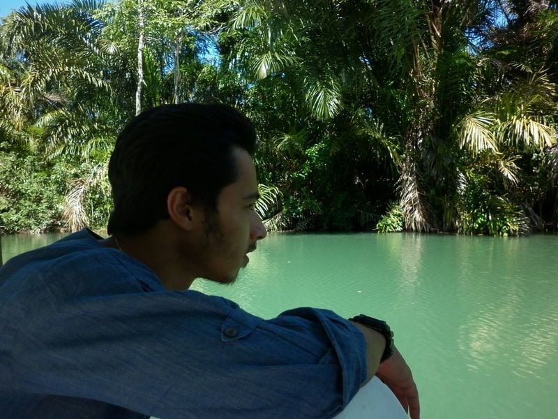 Enjoying the oasis in Estrada
