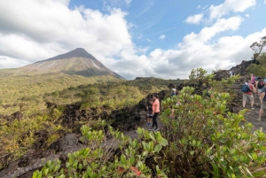 Escursione al vulcano Arenal 3 in 1, ponti sospesi e cascata