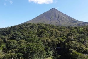 Afternoon Arenal Volcano and Natural Hot Springs River