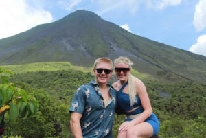 Afternoon Arenal Volcano and Natural Hot Springs River