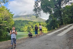 Afternoon Arenal Volcano and Natural Hot Springs River