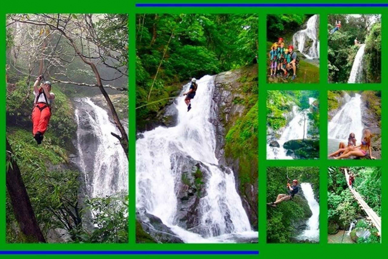 Amazing 11 Waterfalls Zipline Tour/CalderaPort/Transport Inc