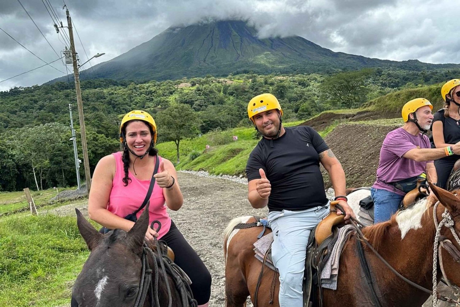 La Fortuna: Ridning på Arenal-vulkanen