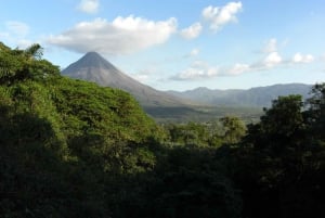 Arenal-vulkanen, La Fortuna-fossen og hengebroer
