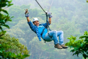 La Fortuna: Forsränning och zip-line vid Arenal-vulkanen