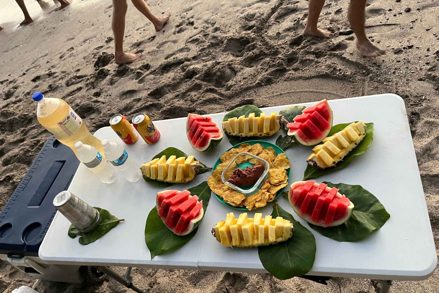 Visite nocturne avec masque et tuba à partir de la plage de Pochote