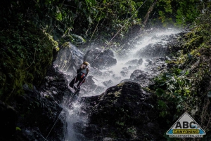 Aventura de barranquismo: Descenso de cascadas en el Volcán Arenal