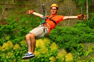 Carara Adventure Park: Zipline-eventyr med havutsikt
