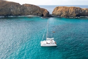 Guanacaste: Seilcruise med katamaran og snorkling i solnedgangen