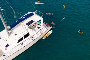 Guanacaste: Seilcruise med katamaran og snorkling i solnedgangen