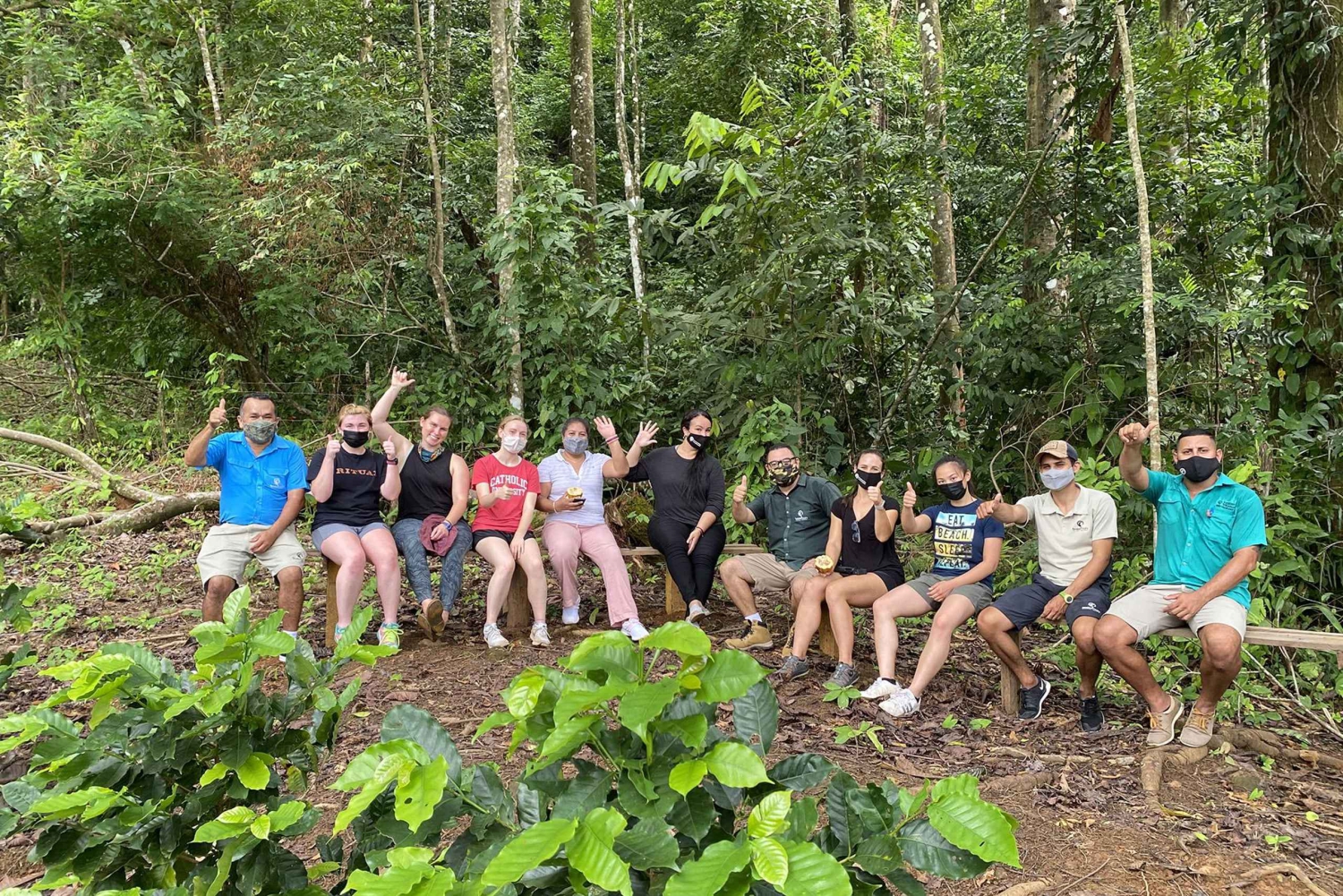 Visita ao chocolate, à baunilha e ao café