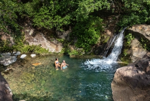 Kombinasjon: Lunsj + Las Chorreras-fossen + Blue Ponds + Hotspring