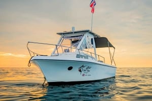 Costa Rica: Auringonlasku ja snorklaus 3/4 päivän yksityinen charter