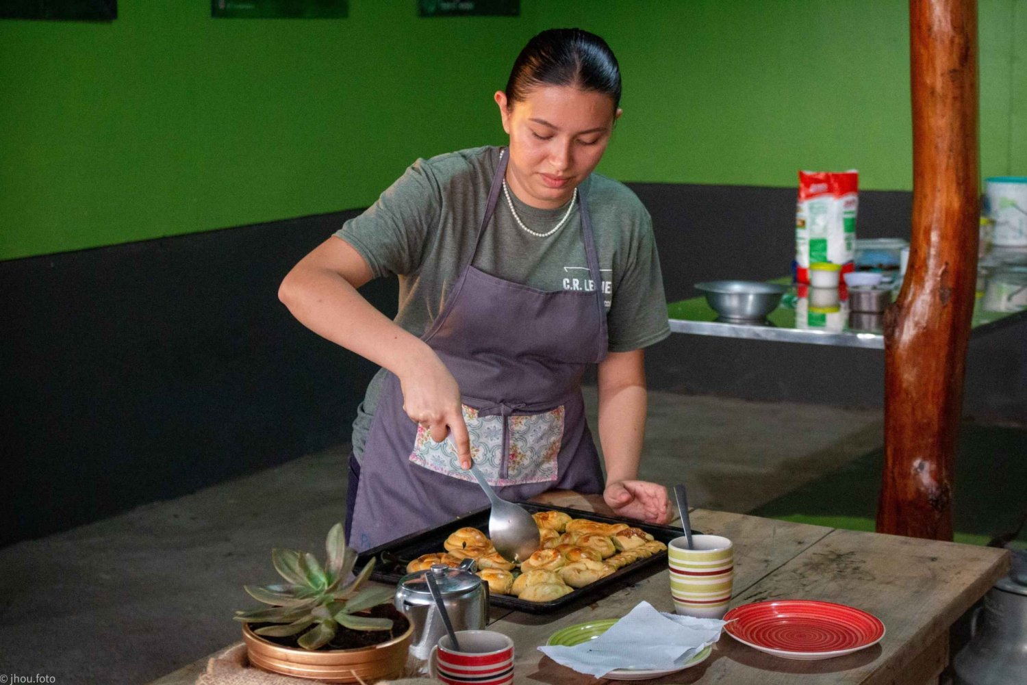 Costa Ricaanse broodbereiding in Monteverde