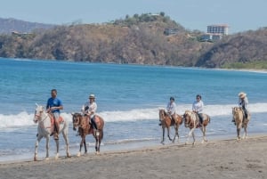 Från Brasilito: 1 timmes strandtur på hästryggen