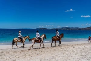 Från Brasilito: 1 timmes strandtur på hästryggen