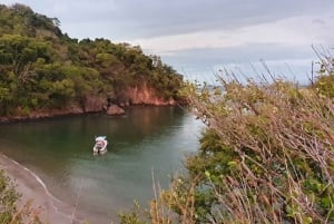 Desde Jaco: tour en barco de bioluminiscencia con barbacoa y bebidas