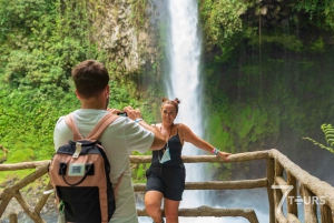 From La Fortuna: Hanging Bridges, Waterfall, & Volcano Tour