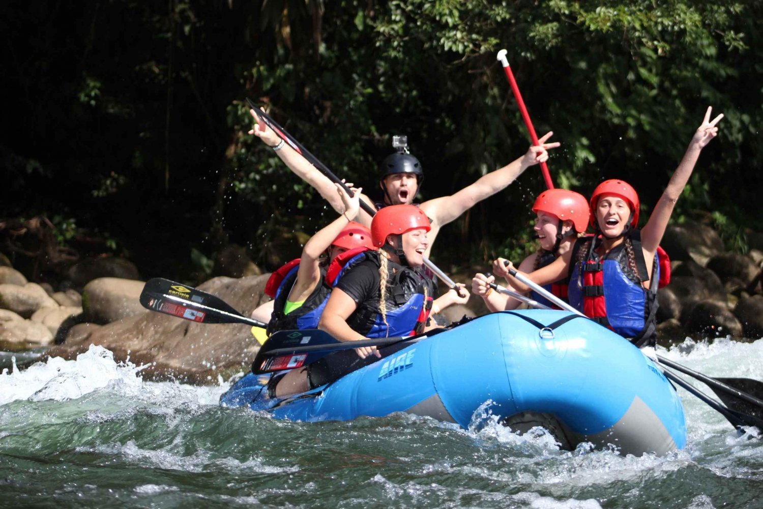 From La Fortuna: Rafting Balsa River & Lunch at Monkey Park