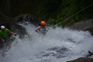 From San Jose: Full-Day Jaco Beach Canyoning and Canopy Tour
