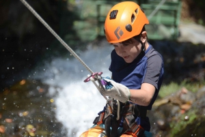 From San Jose: Full-Day Jaco Beach Canyoning and Canopy Tour