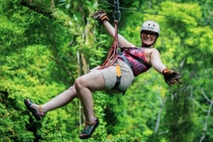 De San José: combo de tirolesa, ATV e cascatas