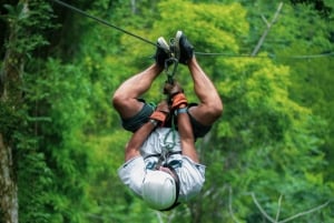 De San José: combo de tirolesa, ATV e cascatas