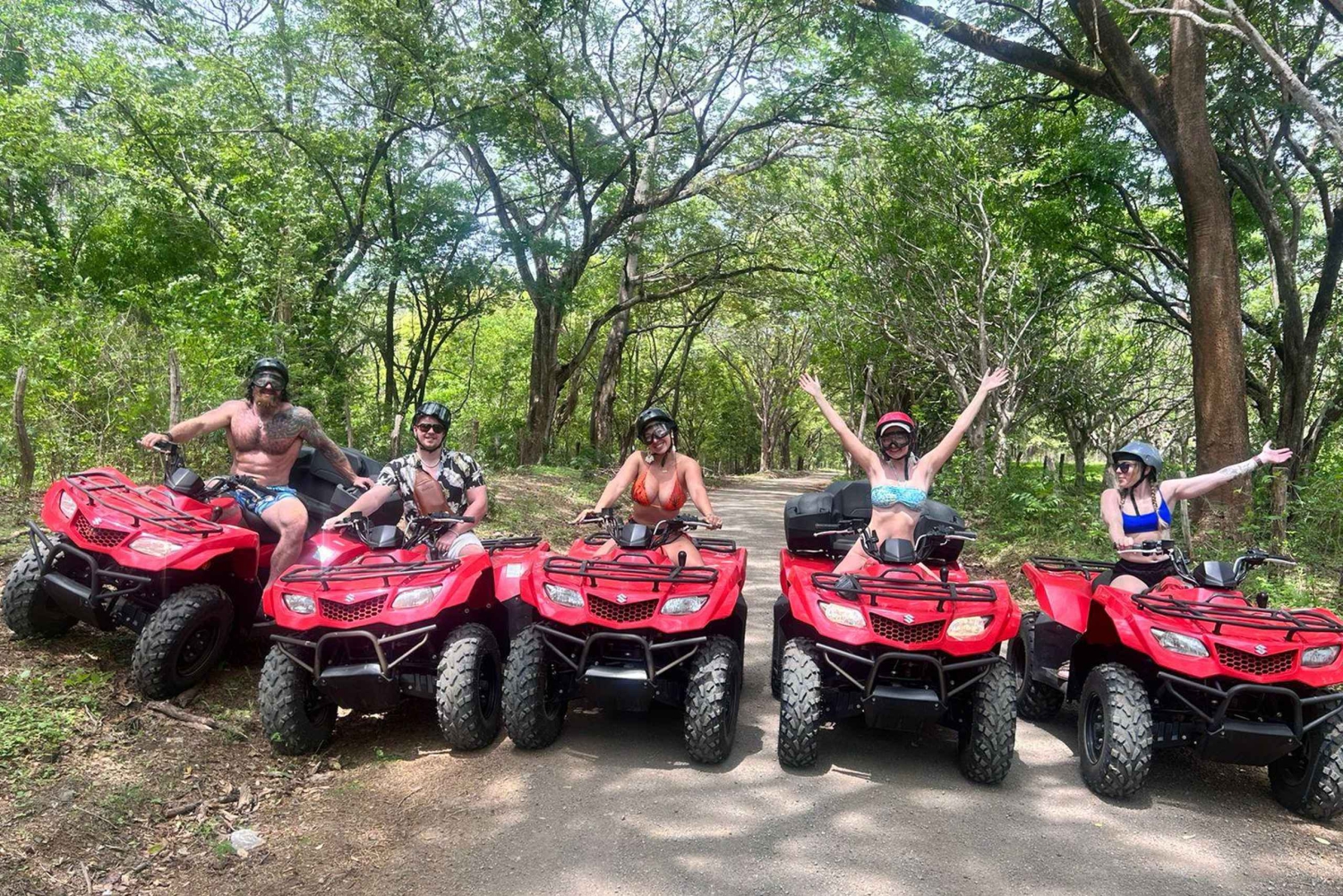 Depuis Tamarindo : Excursion en quad sur les plages secrètes