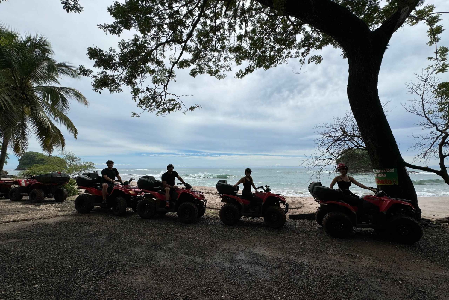 Depuis Tamarindo : Excursion en quad sur les plages secrètes