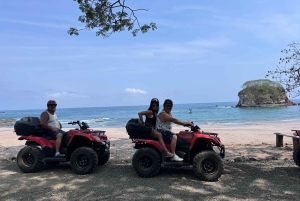 Depuis Tamarindo : Excursion en quad sur les plages secrètes