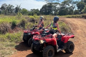Depuis Tambor : Excursion en quad et en tyrolienne avec baignade dans les cascades