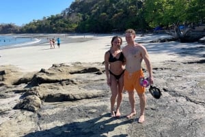 Guided Snorkeling Tour Near Jaco Beach - White Sand Beach.