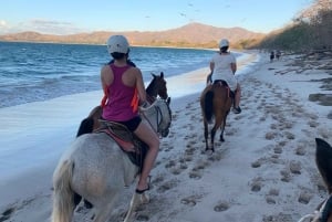 Horseback riding on the beach