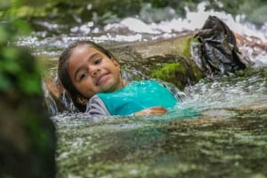 Pura Vida -joki ja pääsy kuumaan lähteeseen