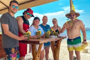 San José: Isla Tortuga All-inclusive-veneajelu snorklaamalla ja snorklaamalla